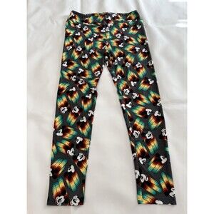 LuLaRoe Disney Mickey Mouse Leggings Tall & Curvy TC XL Rainbow NWOT
